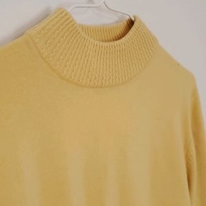 Yellow vintage knit sweater